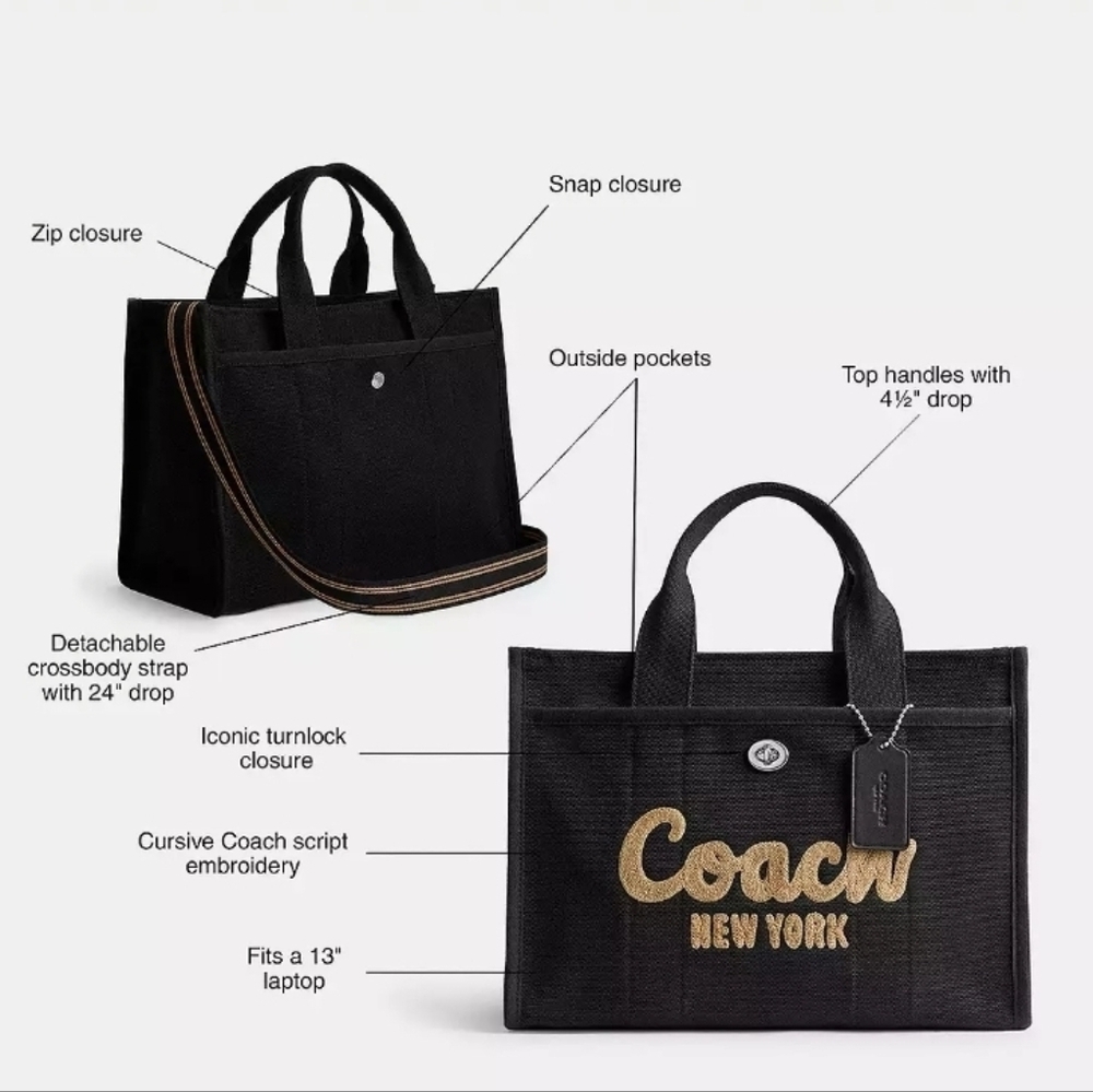 NWT - Coach Cargo Tote Bag - Picture 13 of 15